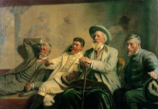 Michael Ancher Art Judges oil painting image